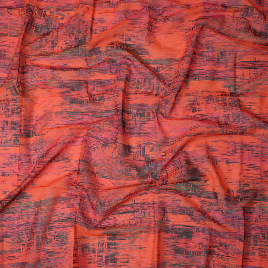 Burnt Orange Swiss Cotton Voile Thobe Fabric 140cm