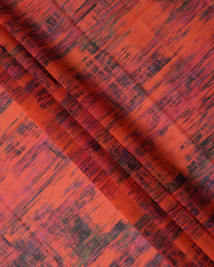 Burnt Orange Swiss Cotton Voile Thobe Fabric 140cm