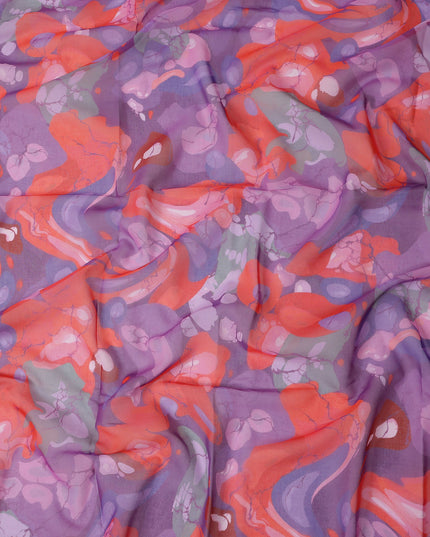 Lavender Coral Swiss Cotton Voile Thobe Fabric 140cm