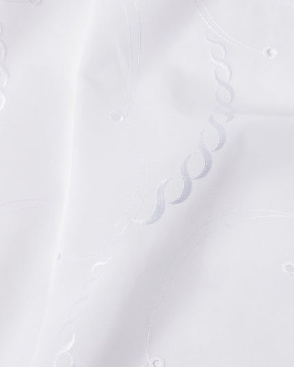 Pearl White Swiss Thobe Fabric 140cm | Regal