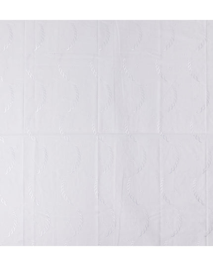 Pearl White Swiss Thobe Fabric 140cm | Regal