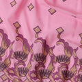 Pink Geometric Swiss Cotton Voile Sudanese Thobe