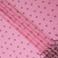 Pink Geometric Swiss Cotton Voile Sudanese Thobe