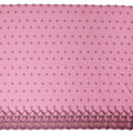 Pink Geometric Swiss Cotton Voile Sudanese Thobe