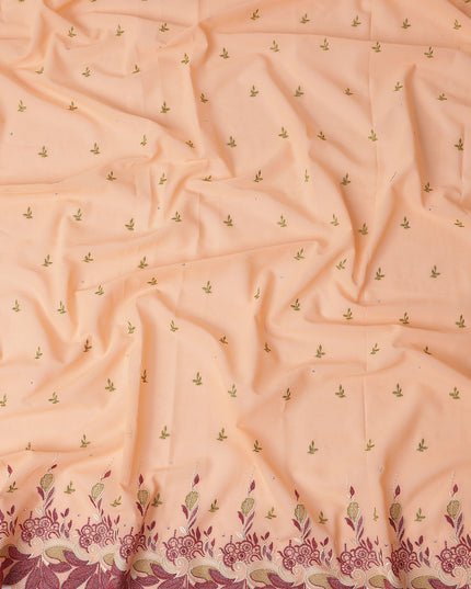 Peach Leaf Swiss Cotton Voile Sudanese Thobe