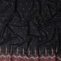 Black Leaf Swiss Cotton Voile Sudanese Thobe