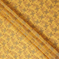 Yellow Checkered Swiss Cotton Voile Sudanese Thobe