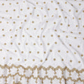 White Floral Swiss Cotton Voile Sudanese Thobe