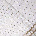 White Floral Swiss Cotton Voile Sudanese Thobe