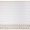 White Floral Swiss Cotton Voile Sudanese Thobe