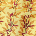 Yellow Leaf Swiss Cotton Voile Sudanese Thobe