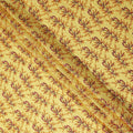 Yellow Leaf Swiss Cotton Voile Sudanese Thobe