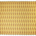 Yellow Leaf Swiss Cotton Voile Sudanese Thobe