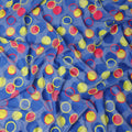 Blue Polka Dot Swiss Cotton Voile Sudanese Thobe