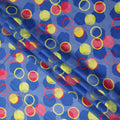 Blue Polka Dot Swiss Cotton Voile Sudanese Thobe