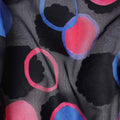 Black Polka Dot Swiss Cotton Voile Sudanese Thobe