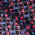 Black Polka Dot Swiss Cotton Voile Sudanese Thobe