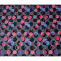 Black Polka Dot Swiss Cotton Voile Sudanese Thobe