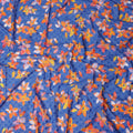 Blue Floral Swiss Cotton Voile Sudanese Thobe