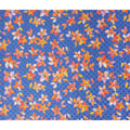 Blue Floral Swiss Cotton Voile Sudanese Thobe