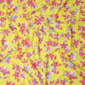 Yellow Floral Swiss Cotton Voile Sudanese Thobe