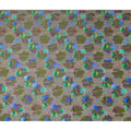 Green Abstract Swiss Cotton Voile Sudanese Thobe