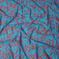 Blue Leaf Swiss Cotton Voile Sudanese Thobe