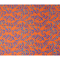 Orange Leaf Swiss Cotton Voile Sudanese Thobe