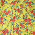 Yellow Floral Swiss Cotton Voile Sudanese Thobe