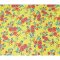 Yellow Floral Swiss Cotton Voile Sudanese Thobe