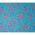 Blue Bouquet Swiss Cotton Voile Sudanese Thobe