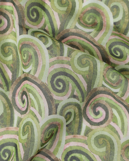 Sage Green Swiss Cotton Voile Thobe Fabric 140cm