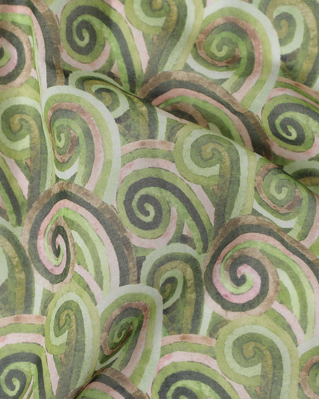 Sage Green Swiss Cotton Voile Thobe Fabric 140cm