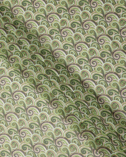 Sage Green Swiss Cotton Voile Thobe Fabric 140cm