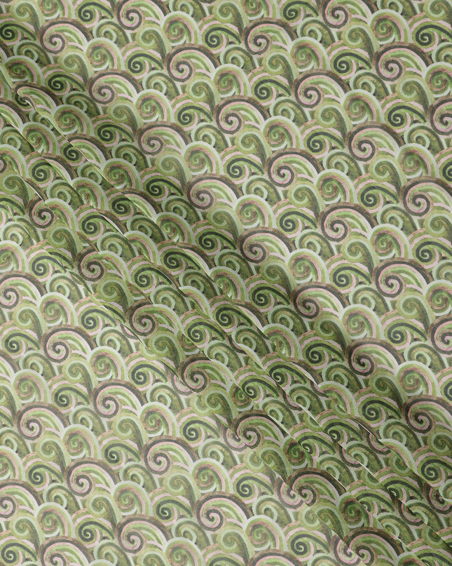 Sage Green Swiss Cotton Voile Thobe Fabric 140cm