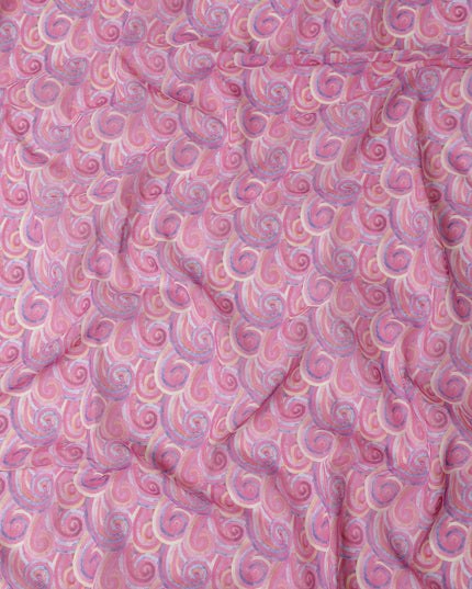 Blush Pink Swiss Cotton Voile Thobe Fabric 140cm