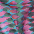 Rose Teal Swiss Cotton Voile Thobe Fabric 140cm