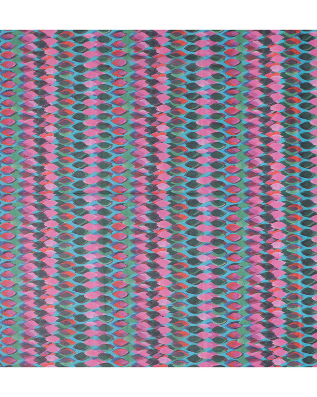 Rose Teal Swiss Cotton Voile Thobe Fabric 140cm