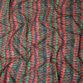Crimson Forest Green Swiss Cotton Voile Thobe Fabric 140cm