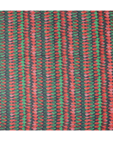 Crimson Forest Green Swiss Cotton Voile Thobe Fabric 140cm