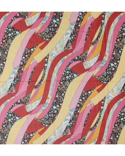Sunset Multicolor Swiss Cotton Voile Thobe Fabric 140cm