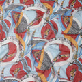 Ruby Cobalt Swiss Cotton Voile Thobe Fabric 140cm