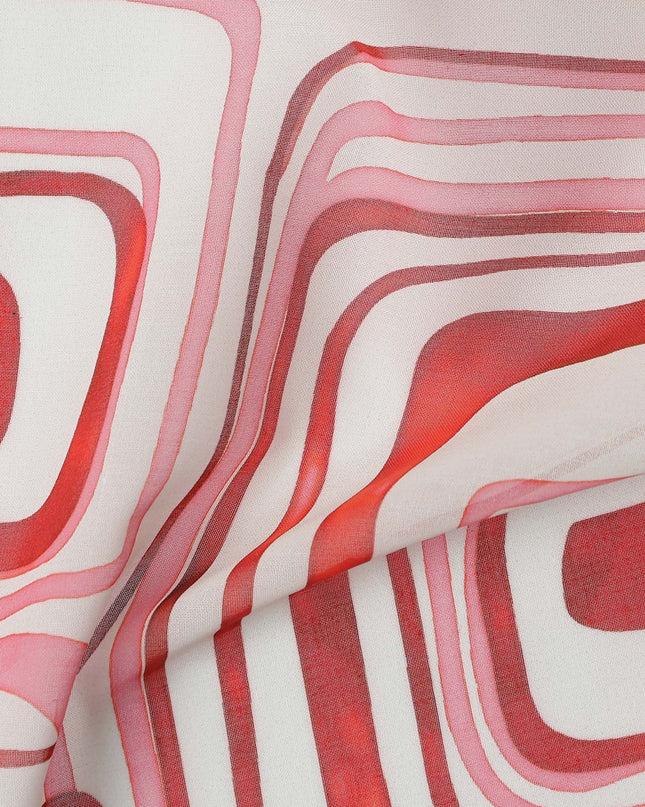 Ivory Blush Swiss Cotton Voile Thobe Fabric 140cm