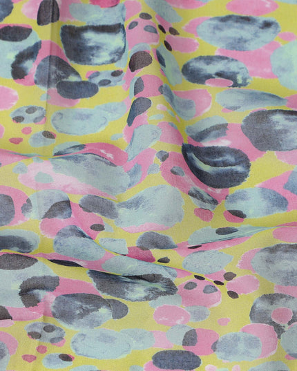 Blush Multicolor Swiss Cotton Voile Thobe Fabric 140cm