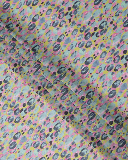 Blush Multicolor Swiss Cotton Voile Thobe Fabric 140cm