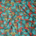 Coral Teal Swiss Cotton Voile Thobe Fabric 140cm