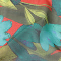 Coral Teal Swiss Cotton Voile Thobe Fabric 140cm