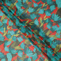 Coral Teal Swiss Cotton Voile Thobe Fabric 140cm