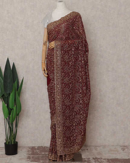 Red Georgette Saree 110cm | Regal