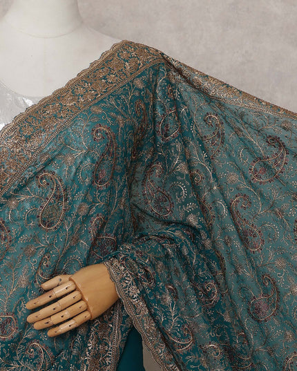 Green Georgette Saree 110cm | Regal